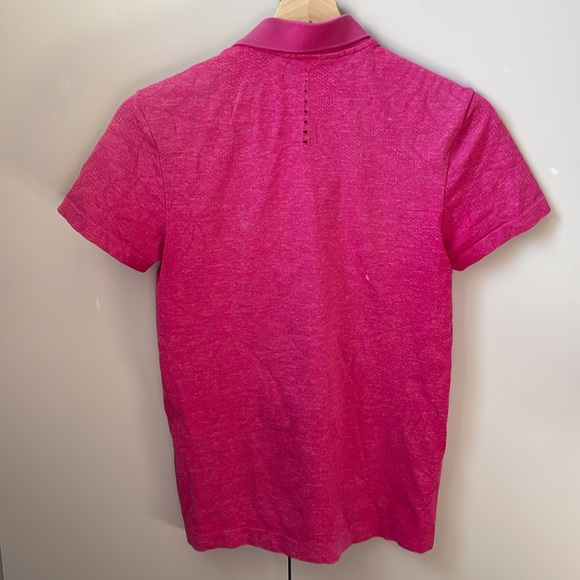 Women’s Pink Adidas Golf Polo - Picture 3 of 3